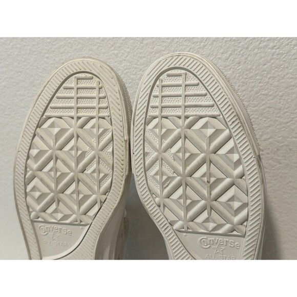 Converse Chuck Taylor All-Star Low Top Beige Suede Mens Sz 8 Womens 10 NEW - Picture 11 of 13